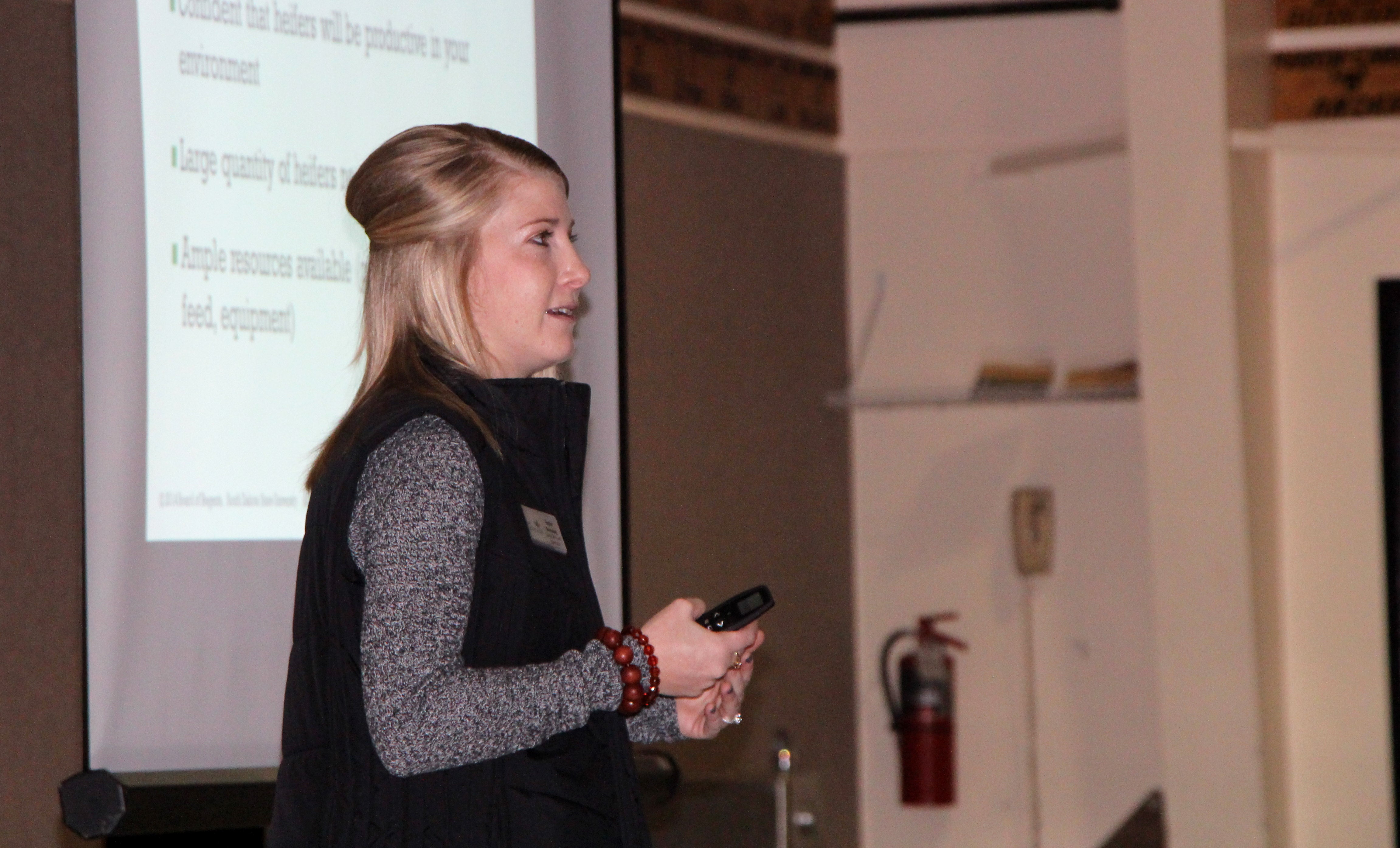 taylor grussing giving a presentation