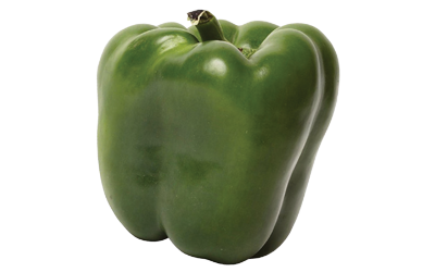 A green bell pepper.