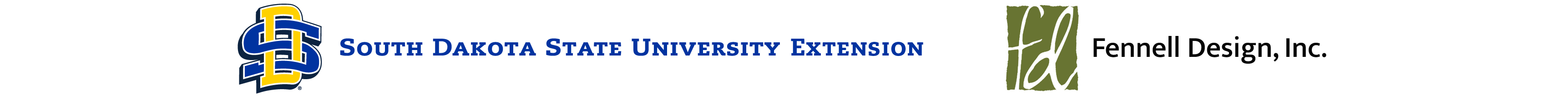 Logos: South Dakota State University Extension and Fennell Design, Inc.