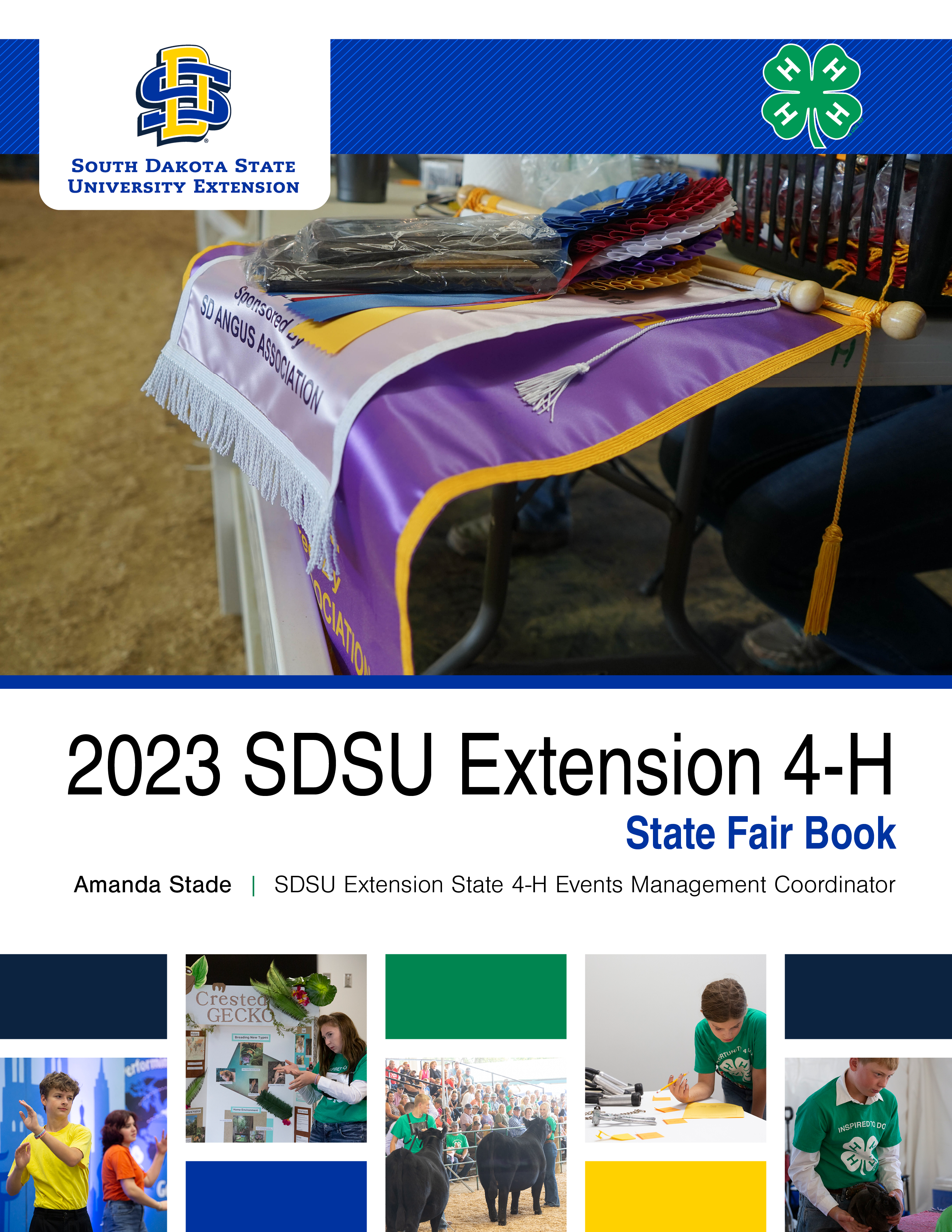 Cover of the 2023 SDSU Extension 4-H State Fair Book