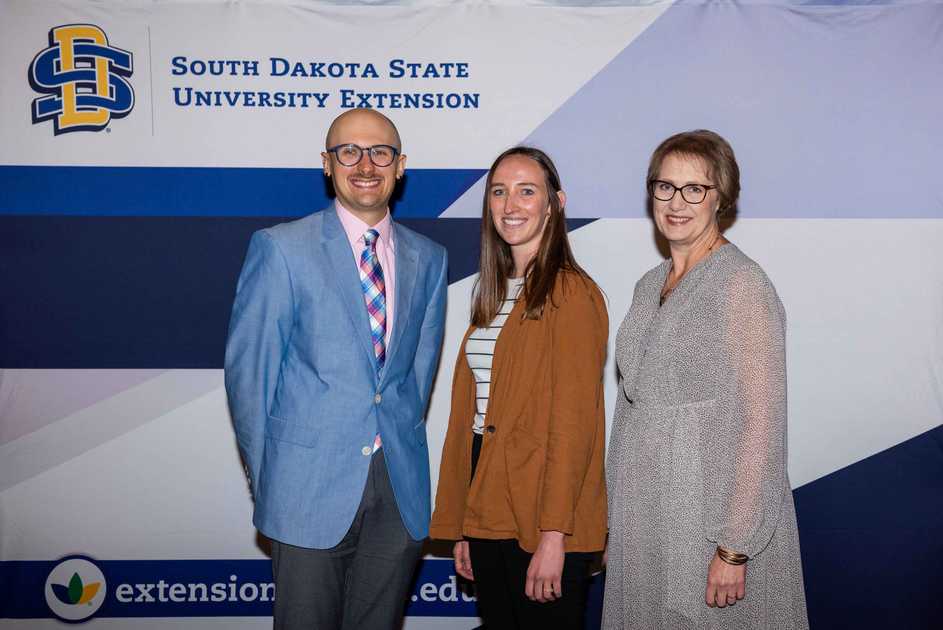 Nutrition and Health Specialist Geb Bastian and Nutrition Field Specialist Anna Tvedt received a Multi-Disciplinary Program Seed Grant from SDSU Extension Director Karla Trautman