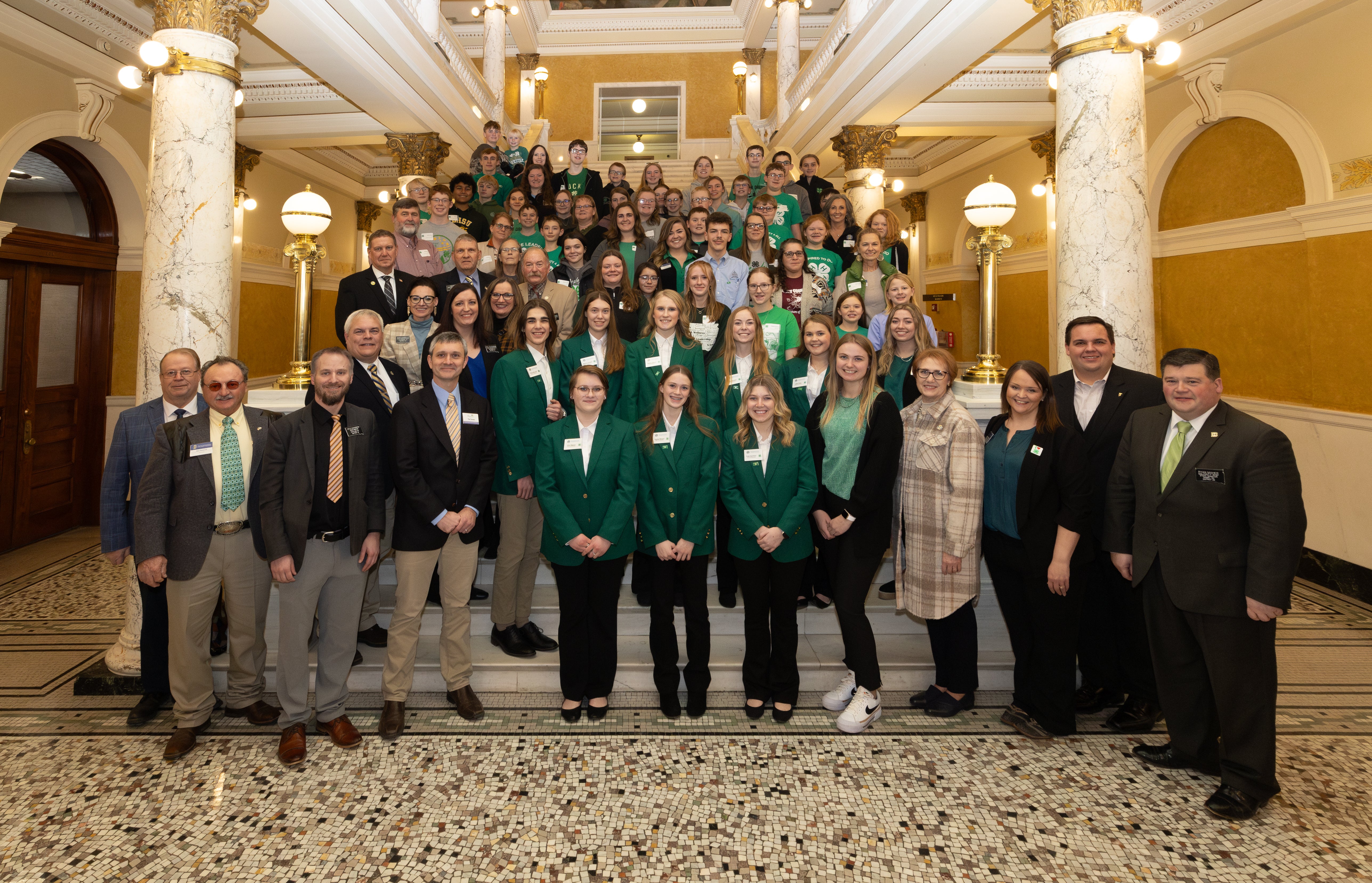 2024 4-H Capitol Day group