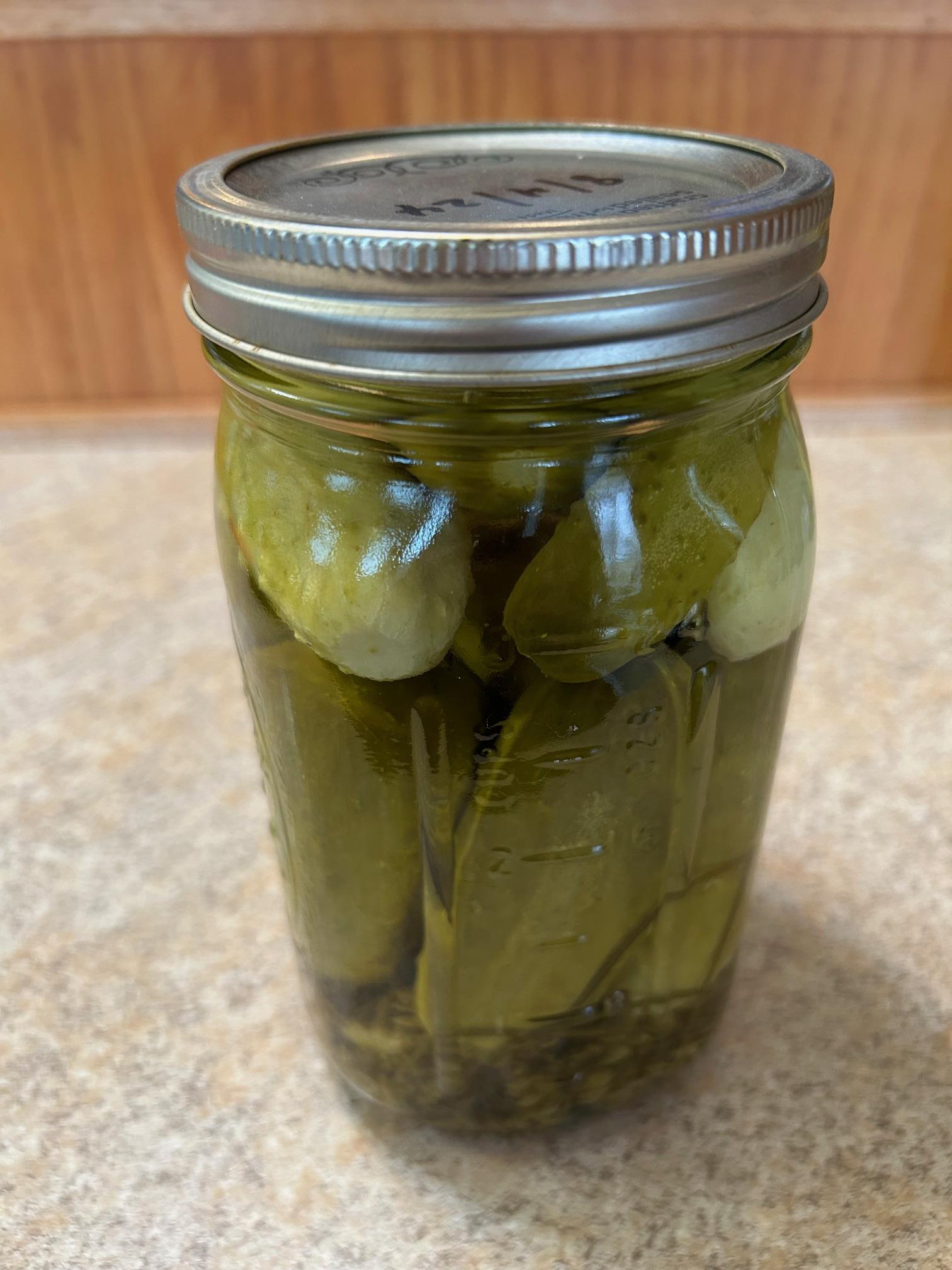 A jar of pickles