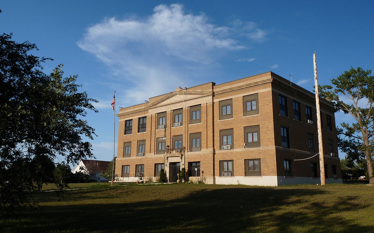 Ziebach County Courthouse in Dupree, South Dakota