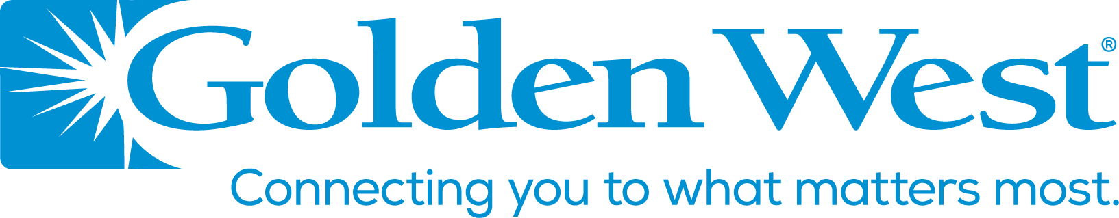 Golden West - Connecting you to what matters most - logo