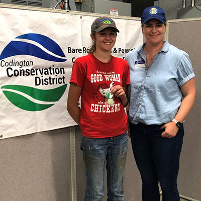 Karin Sweeter, 1st place 4-H soils individual