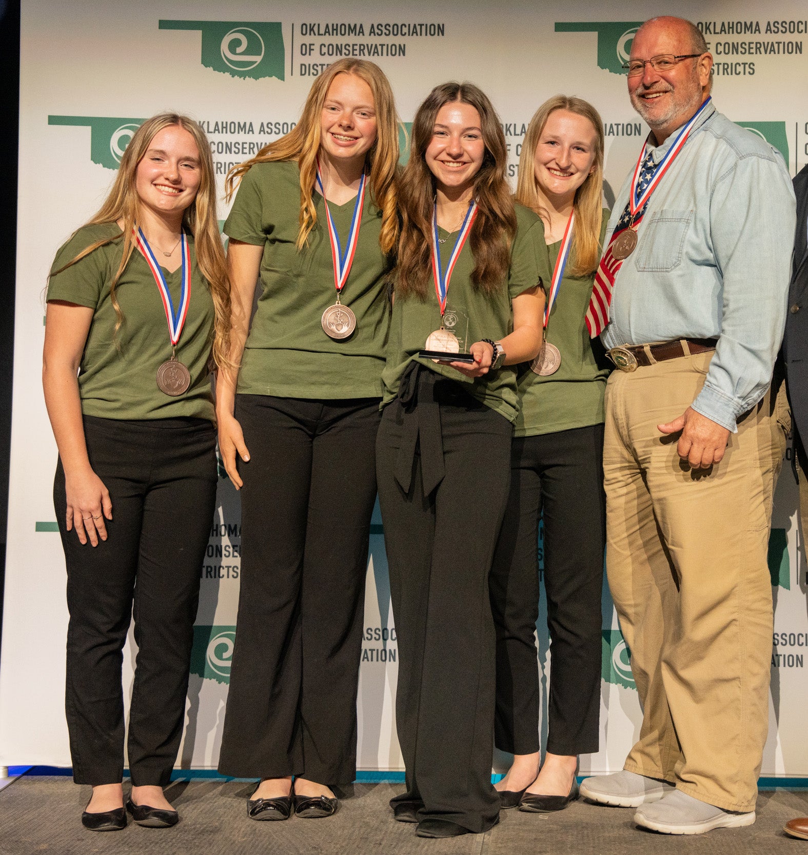 McCook County 4-H Homesite team smiles at the camera