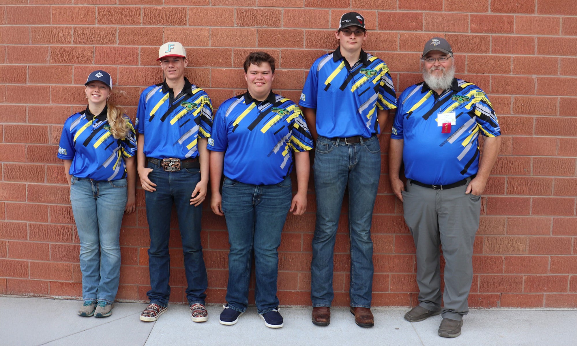 Group photo of the 2025 South Dakota 4-H National Shooting Sports Muzzle Loading Team.