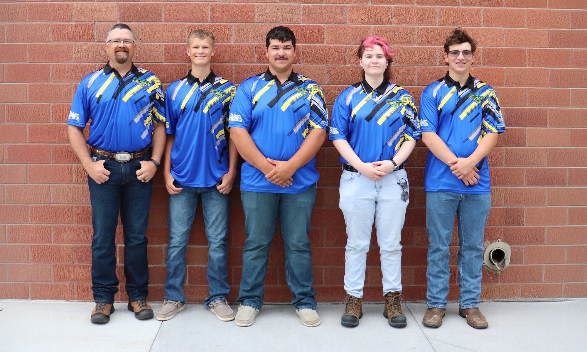 Group photo of the 2025 South Dakota 4-H National Shooting Sports Shotgun Team.