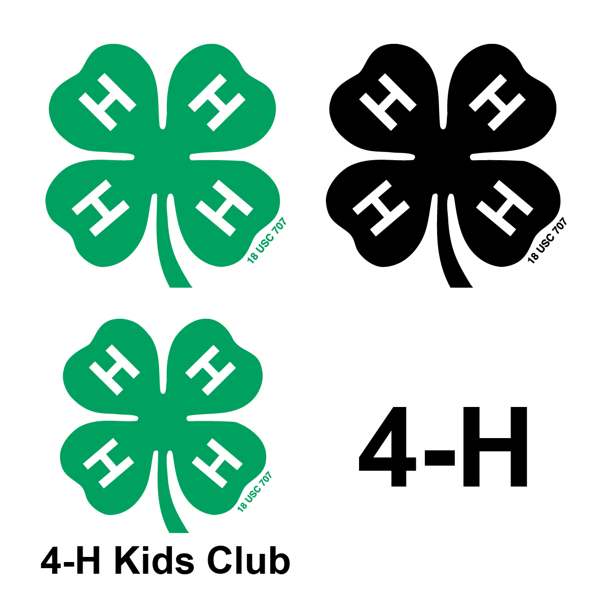 Displaying the proper way to use the 4-H name and emblem