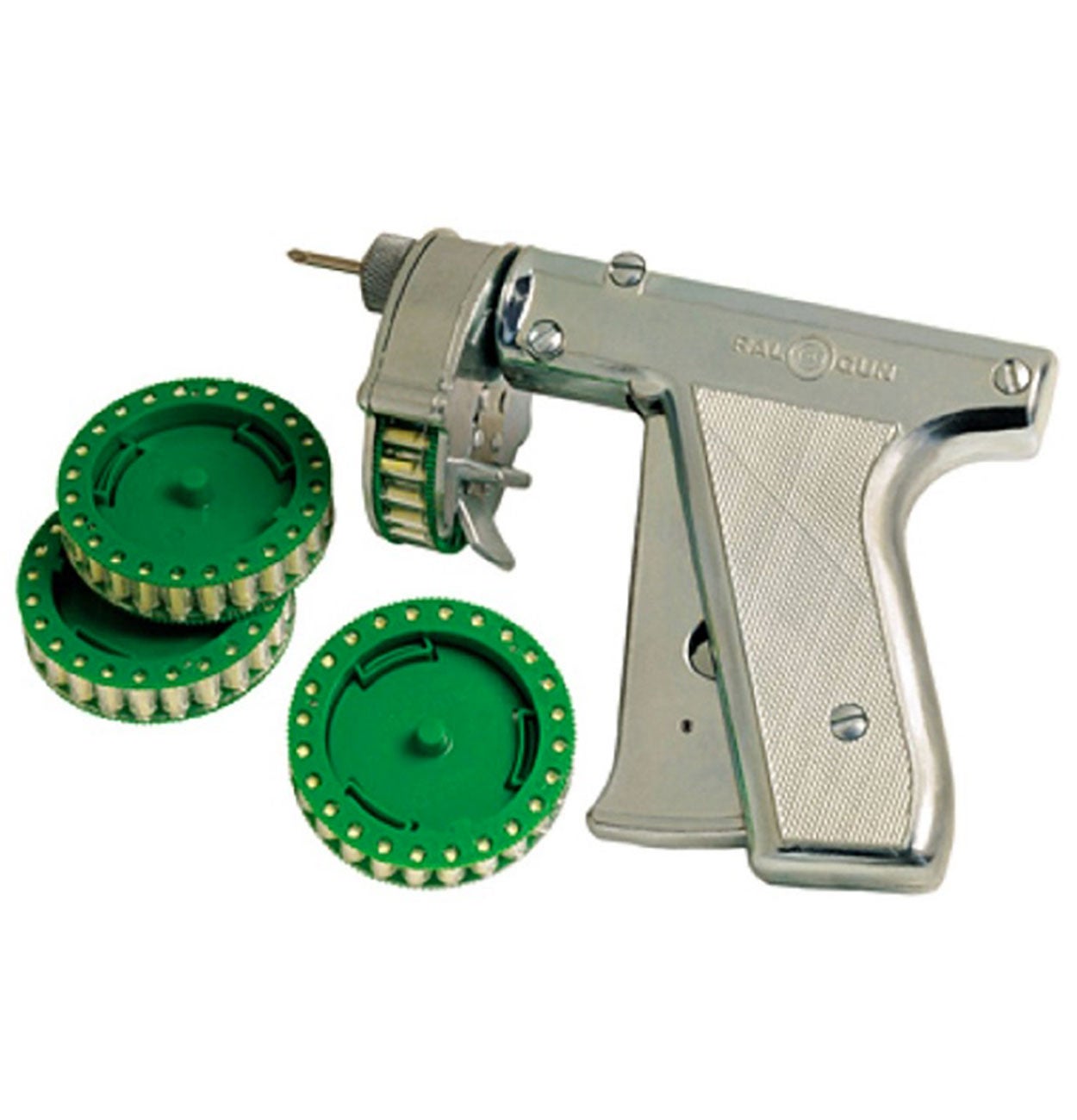 Implant gun and implant cartridges.
