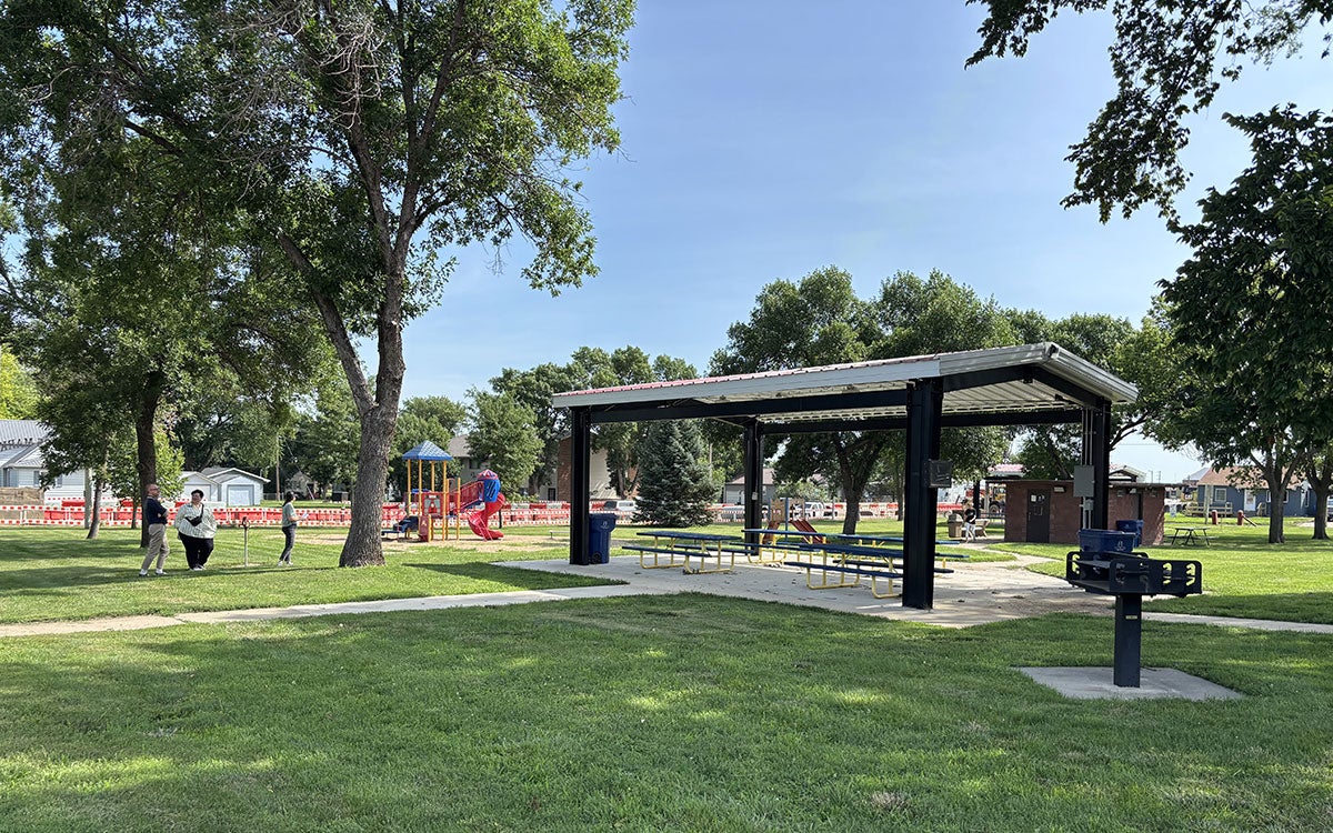 City park in Wagner, South Dakota.