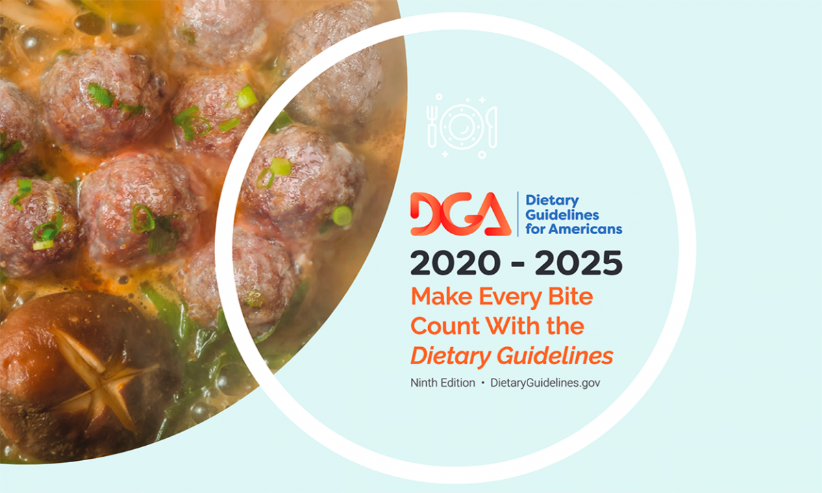 The Dietary Guidelines for Americans 20202025