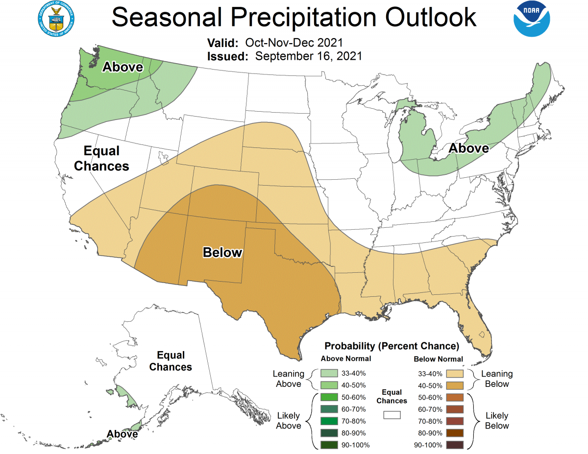2021 Fall and Early Winter Climate Outlook