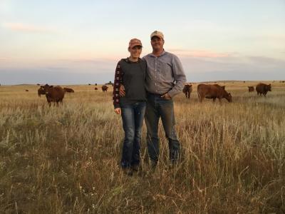 Isabel cattle ranchers, Barbara and Reid Grate
