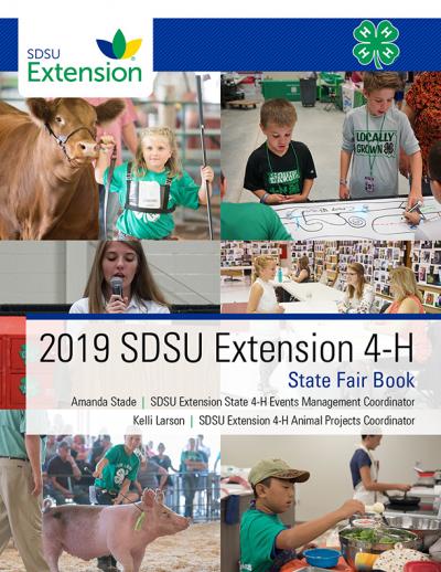 2019 SDSU Extension 4-H State Fair Book cover Cover for the 2019 SDSU Extension State Fair book