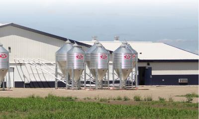 SDSU’s off-site wean-to-finish barn.