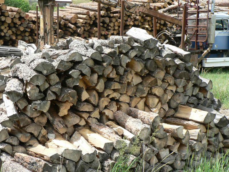 pile on firewood