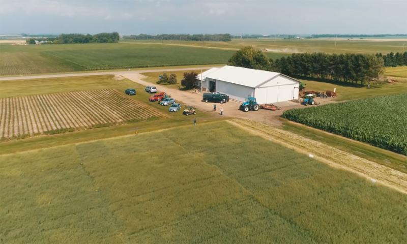 SDSU Northeast Research Farm near South Shore, South Dakota.