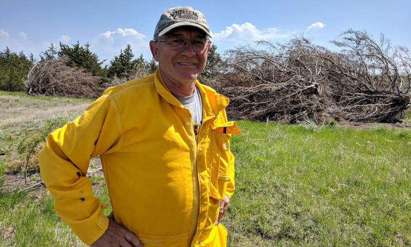 Absentee landowner Tom Hausmann.
