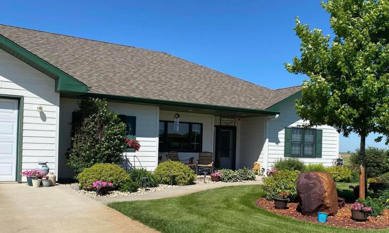 Exterior of an accessible home.