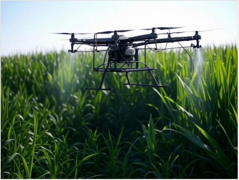 Multi-rotor drone used for spray, spread and seeding