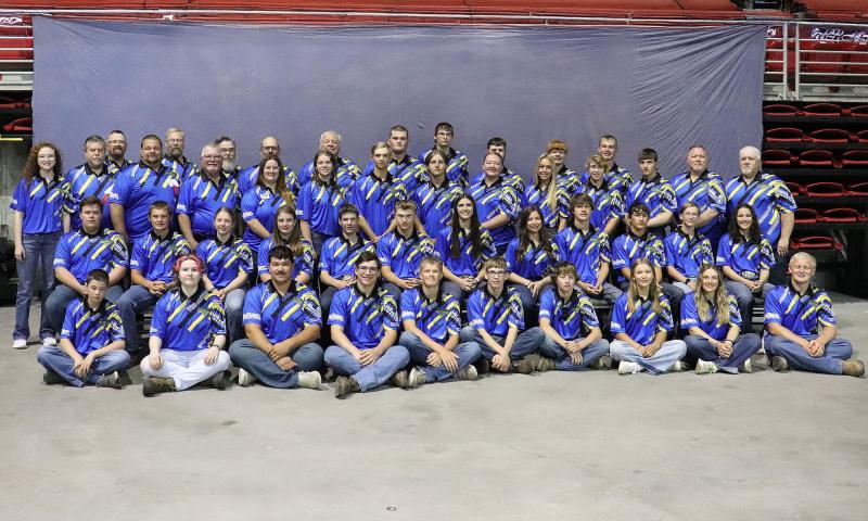 Group photo of the 2025 South Dakota 4-H National Shooting Sports Team.