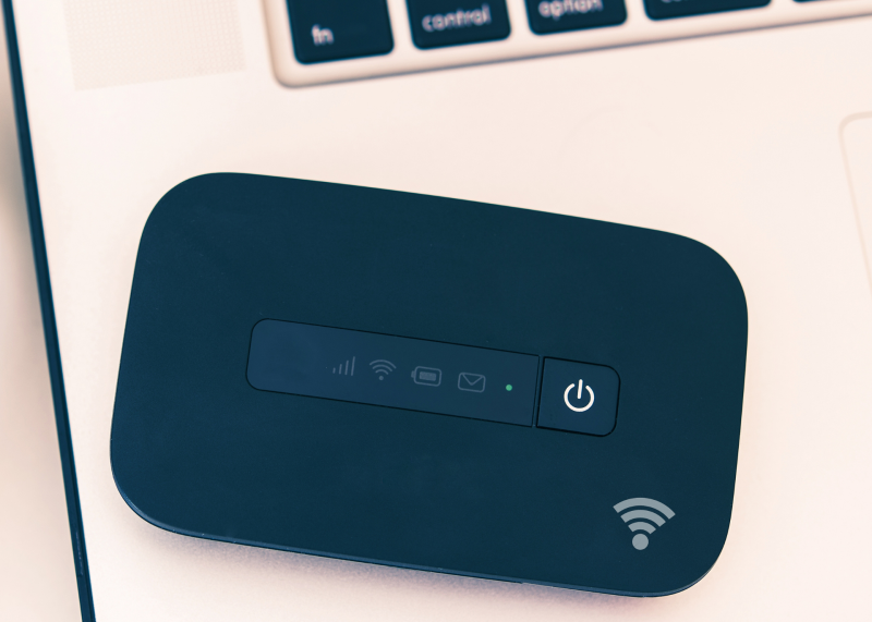 A mobile hotspot divice