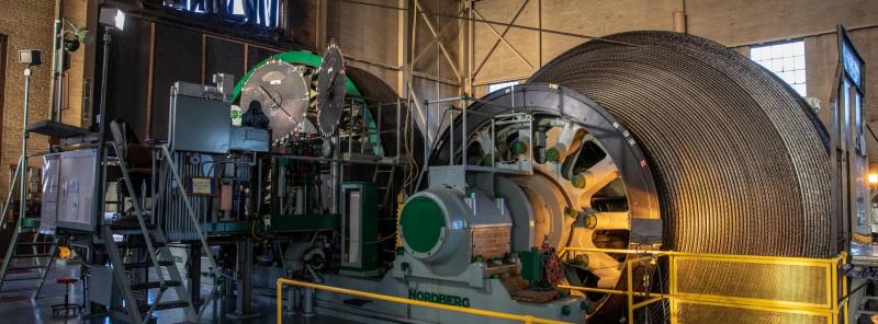 Equipment in the Sanford Underground Research Facility