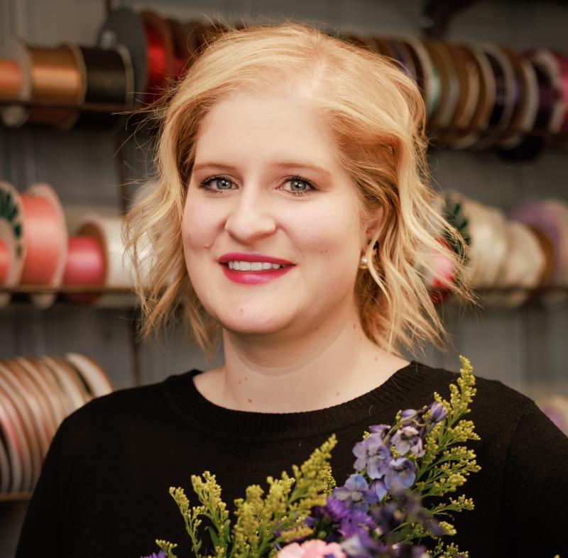 Carrie Moore, owner of Jenny’s Floral