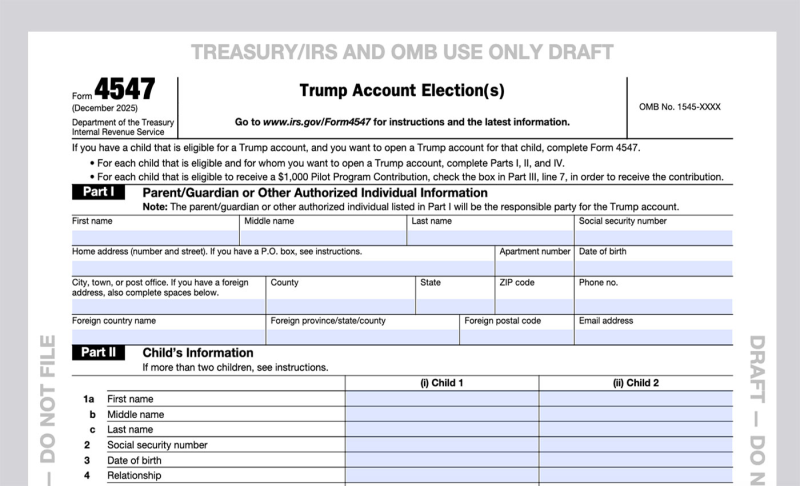 IRS Form 4547.