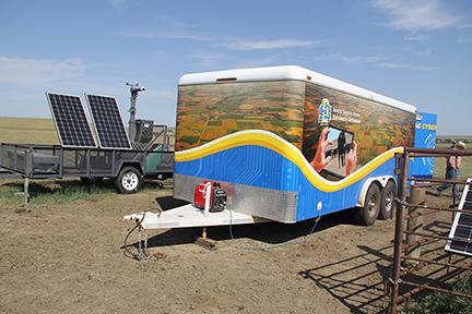 A trailer with the SDSU Extension logo and aerial footage of landscapes is shown
