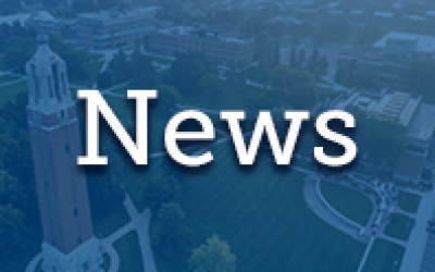 screened image of South Dakota State University campus with News text