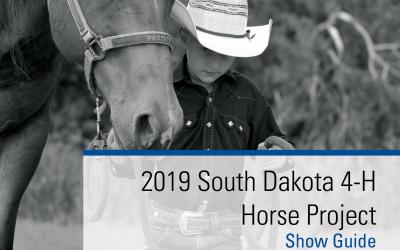 2019 SDSU Extension 4-H Horse Show Guide cover Cover for the 2019 SDSU Extension 4-H Horse Show Guide cover