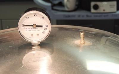 dial on a pressure canner