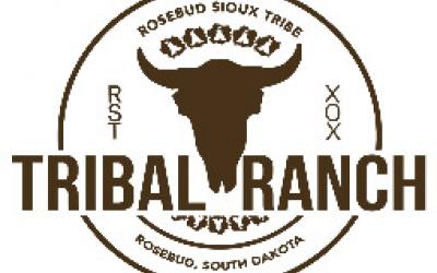 a logo for the Rosebud Sioux Tribal Ranch