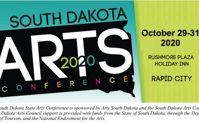 a wordmark for the the 2020 South Dakota State Arts Conference