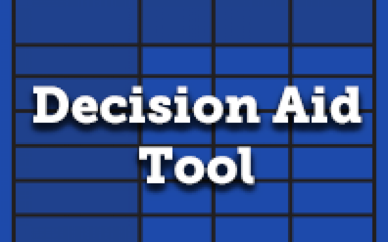 Decision Aid tool teaser