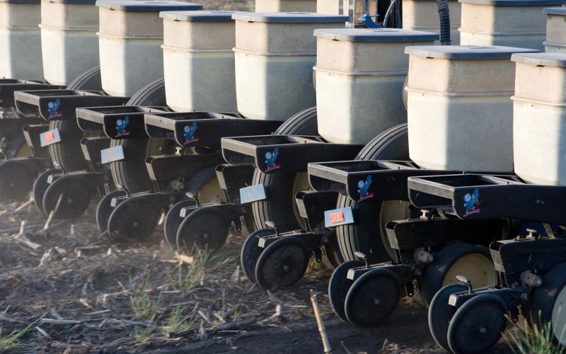 Soybean seed drill. Courtesy: United Soybean Board