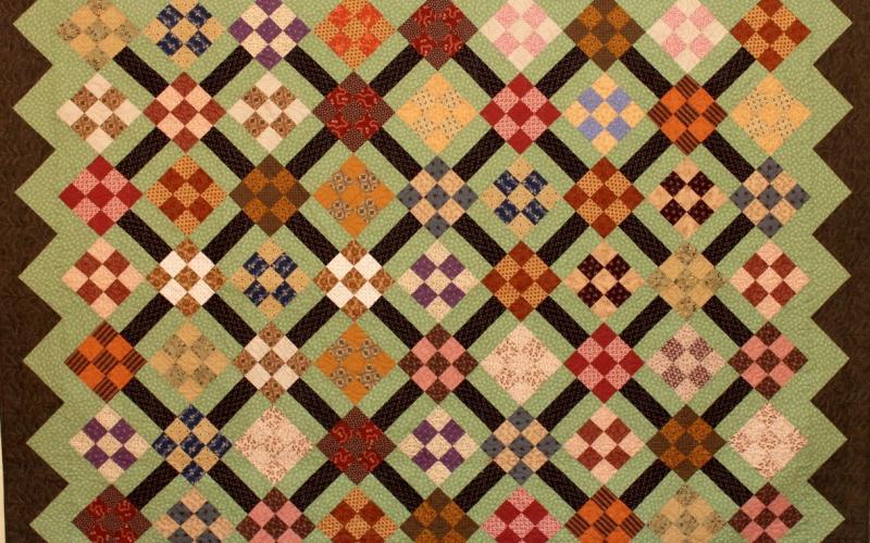 The quilt gifted from Freeman Network for Justice &amp; Peace to East River Horizons.