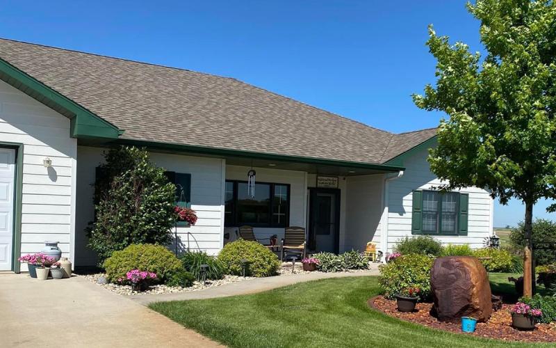 Exterior of an accessible home.