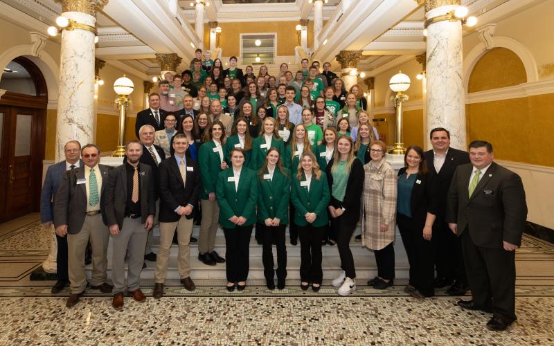 2024 4-H Capitol Day group