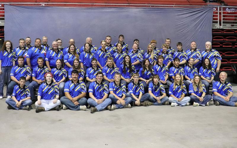 Group photo of the 2025 South Dakota 4-H National Shooting Sports Team.