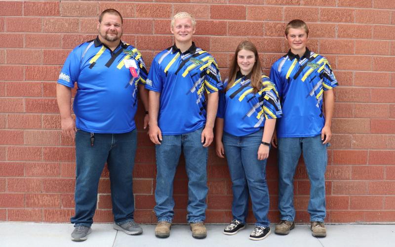 Group photo of the 2025 South Dakota 4-H National Shooting Sports Recurve Archery Team.