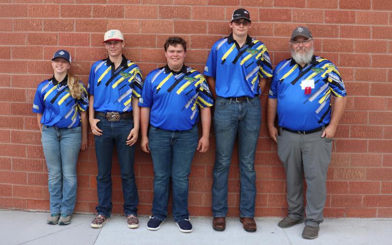 Group photo of the 2025 South Dakota 4-H National Shooting Sports Muzzle Loading Team.