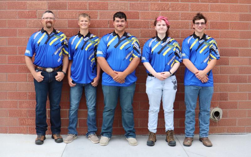 Group photo of the 2025 South Dakota 4-H National Shooting Sports Shotgun Team.