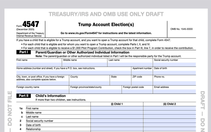 IRS Form 4547.