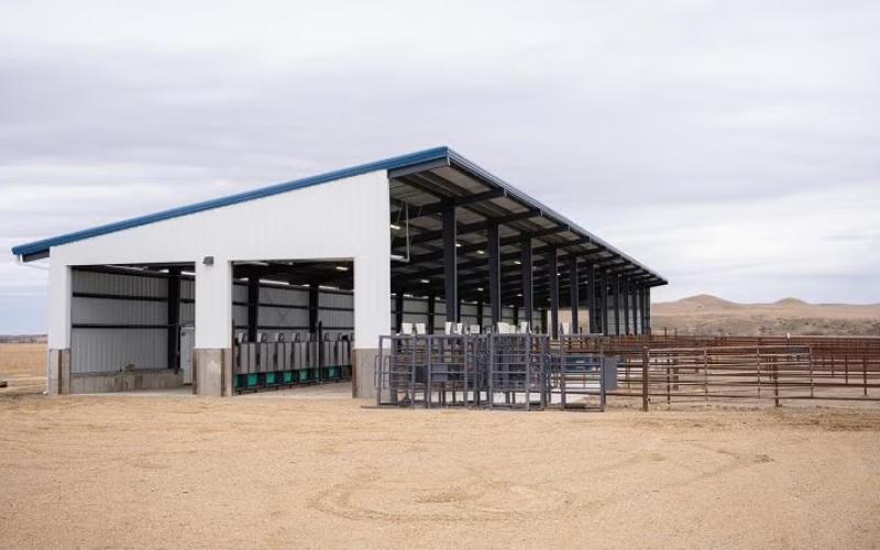 Monoslope building at the Cottonwood Cottonwood Field Station